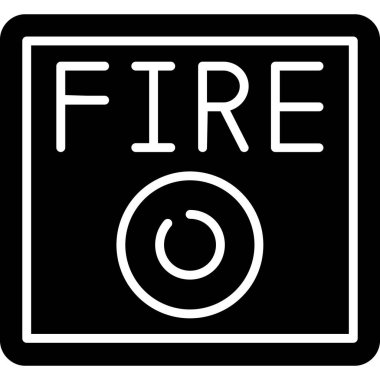 Ateş vektörü simgesini ateşle.