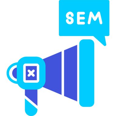 Seo simgeleriyle pazarlama kavramı