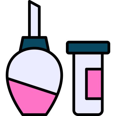 Şişe. Web simgesi basit illüstrasyon