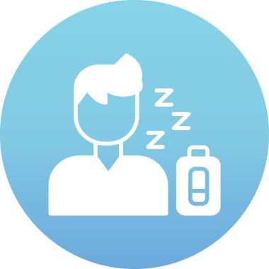 Tek bir izole simgenin vektör illüstrasyonu