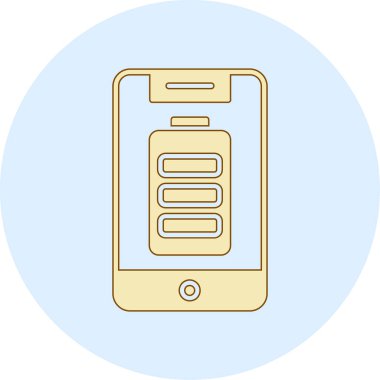 - Telefon. Web simgesi basit illüstrasyon