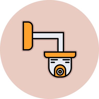 Kamera. Web simgesi basit illüstrasyon