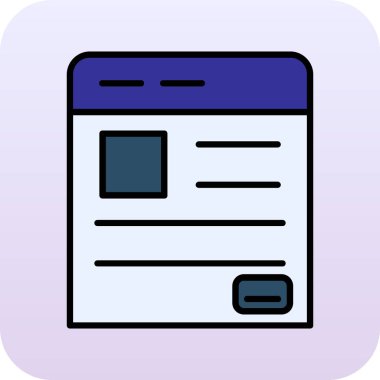 gazete simgesi, vektör tasarımı