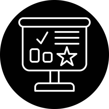 işaret vektör simgesi dizaynını kontrol et