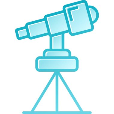 Uydu anteni. Vektör çizim