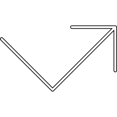 Ok İşareti. Basit tasarım