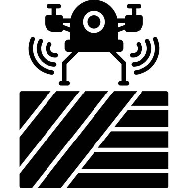 İnsansız hava aracı simgesi, basit biçim