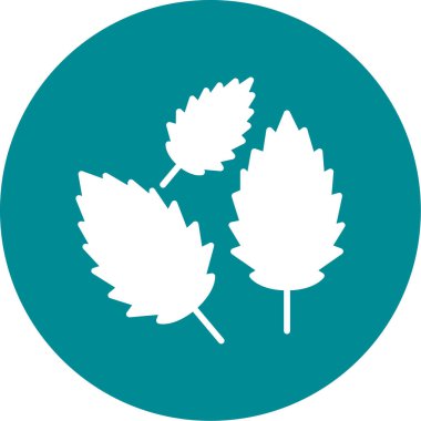 Bir ağaç simgesinin vektör illüstrasyonu