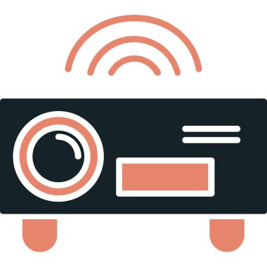 Kamera. Web simgesi basit illüstrasyon