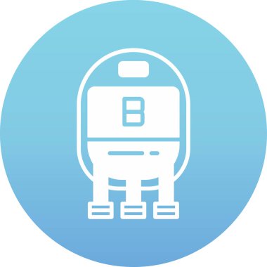 Tek bir simgenin vektör illüstrasyonu