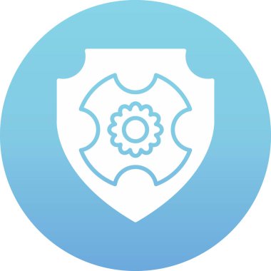 kalkan web vektör simgesi