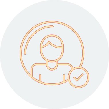 avatar simgesi vektör illüstrasyonu