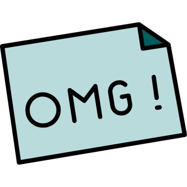 Bir çizgi film sözcüğünün etiketi