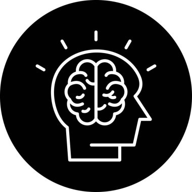 Beyin fikir kutsal kişilerin resmi, vektör çizim