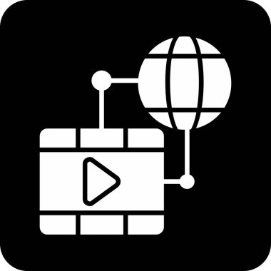 seo modern simgesinin vektör illüstrasyonu