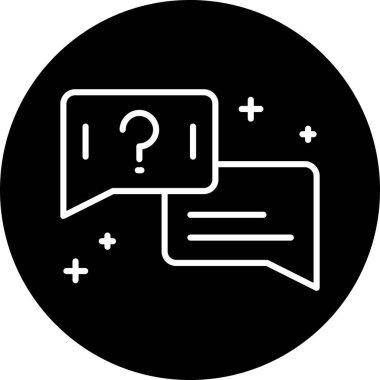 konuşma kabarcığı vektör çizimi