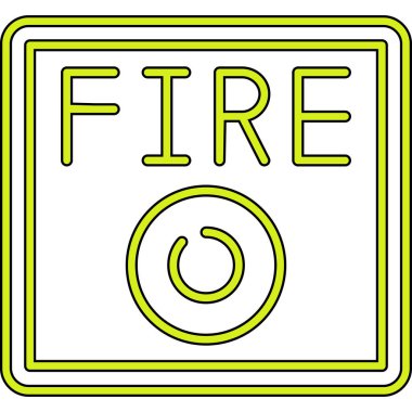 ateş simgesi sembol tasarımı