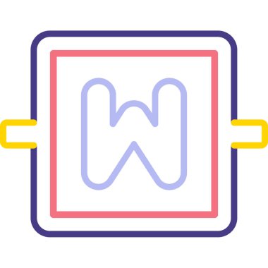 harita gezinme web simgesi basit illüstrasyon