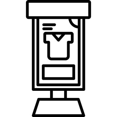 Bir test tübü simgesinin vektör çizimi