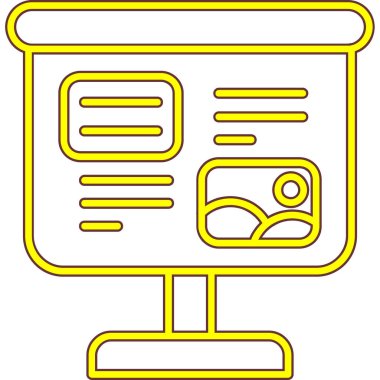 Bir çizgi film kamerasının vektör illüstrasyonu