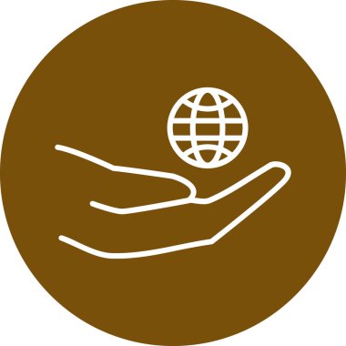 vektör elleri simge illüstrasyonu