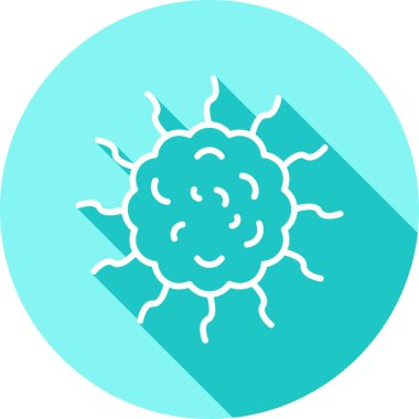 Coronavirus Simgesi, Vektör İllüstrasyonu