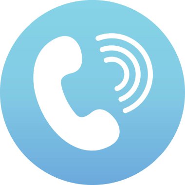 Çağrı. Web simgesi basit illüstrasyon