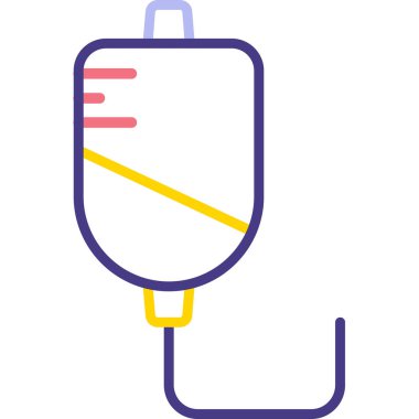 Tıbbi bir simgenin vektör illüstrasyonu