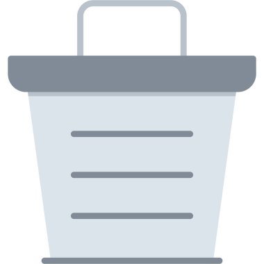 Çöp kutusu vektör simgesi