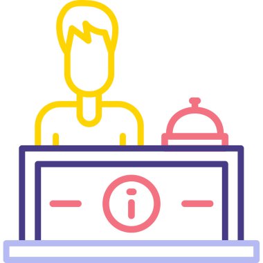 man simgesi vektör illüstrasyonu