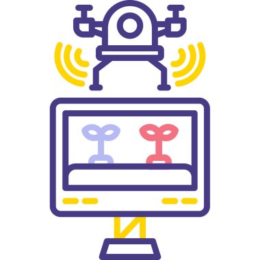 seo modern simgesinin vektör illüstrasyonu