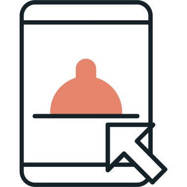 kitap web simgesi, vektör illüstrasyonu