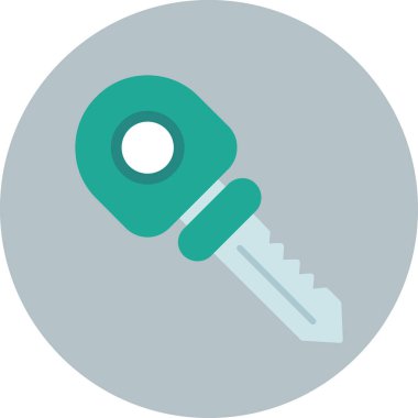 Anahtar. Web simgesi vektör illüstrasyonu