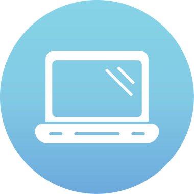 Bilgisayar. Web simgesi basit illüstrasyon