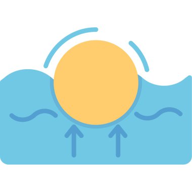 Güneş Simgesi Vektör illüstrasyonu