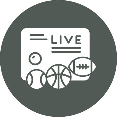 Basketbol ikonunun vektör illüstrasyonu