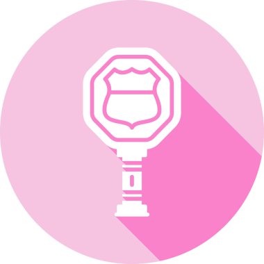 Lamba. Web simgesi basit illüstrasyon