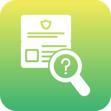 büyütme cam vektör simgesi