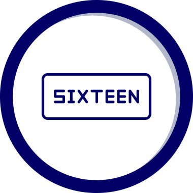 6 numara etiket simgesi