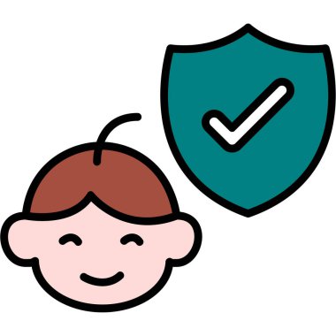 Asma kilitli çocuk.