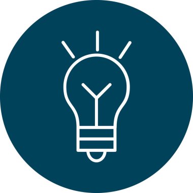 Kolayca değiştirebilen ya da düzenleyebilen ampul vektör simgesi