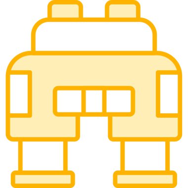 Simge simgesinin vektör illüstrasyonu