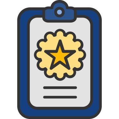 Kolayca düzenleyebilen veya düzenleyebilen Rozet Vektörü simgesi