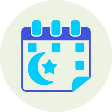 Ramazan Kareem. Vektör illüstrasyonu