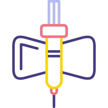 Modern simgenin vektör illüstrasyonu