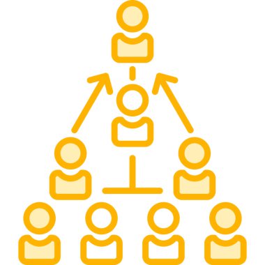 iş takım çalışması kutsal kişilerin resmi, vektör çizim