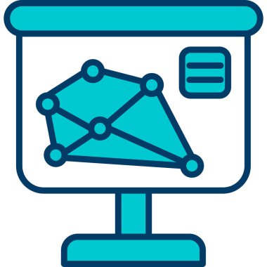 seo modern simgesinin vektör illüstrasyonu