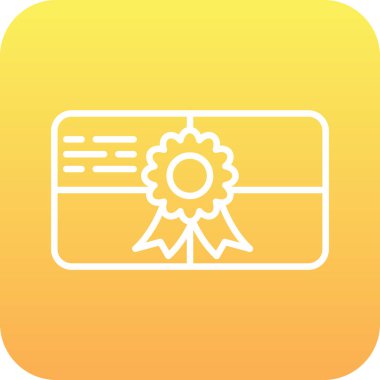 Rozet simgesi soyut bir grupta izole edildi