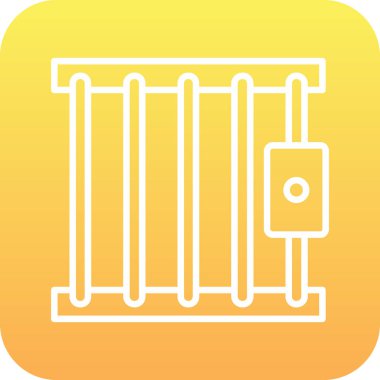 Benzersiz sütun vektörü simgesi