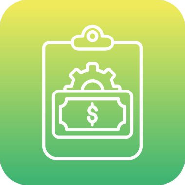 eşsiz para vektör çizgisi simgesi